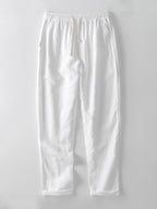 Herren Leinen Set mit Kurzarmhemd und Matching-Hose – Giacomo