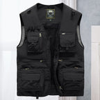 Anglerweste Herren mit Multi-Pocket und Mesh-Futter – Massimo