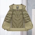 Anglerweste Herren mit Multi-Pocket und Mesh-Futter – Massimo