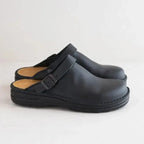 Clogs Herren mit Vintage-Lederoptik und verstellbarer Schnalle – Brunhilde