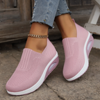 Sneaker Damen Slip-on mit Luftkissensohle und Strick-Obermaterial – Rossella