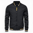 Bomberjacke Herren mit Stehkragen und Rippbündchen – Adriano