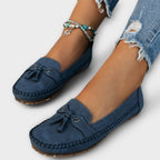 Loafer Damen mit Quastendetail und Wildlederoptik – Victorine