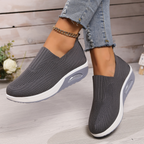 Sneaker Damen Slip-on mit Luftkissensohle und Strick-Obermaterial – Rossella