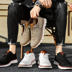 Sneaker Herren mit Ripp-Strick-Obermaterial und Kontrastsohle – Ottavio