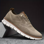 Sneaker Herren mit Ripp-Strick-Obermaterial und Kontrastsohle – Ottavio