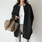 Cardigan Damen mit Oversized-Schnitt und Kaschmiroptik – Leonora