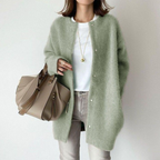 Cardigan Damen mit Oversized-Schnitt und Kaschmiroptik – Leonora