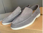 Loafer Herren aus Wildleder mit weißer Sohle – Edoardo