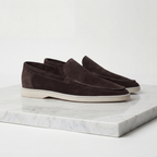 Loafer Herren mit Wildlederoptik und kontrastierender Laufsohle – Raffaele