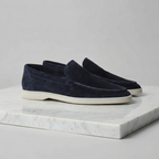 Loafer Herren mit Wildlederoptik und kontrastierender Laufsohle – Raffaele