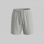 Leinenshorts Herren mit Streifen-Print und elastischem Kordelzugbund – Bernardo