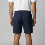 Leinenshorts Herren mit Streifen-Print und elastischem Kordelzugbund – Bernardo