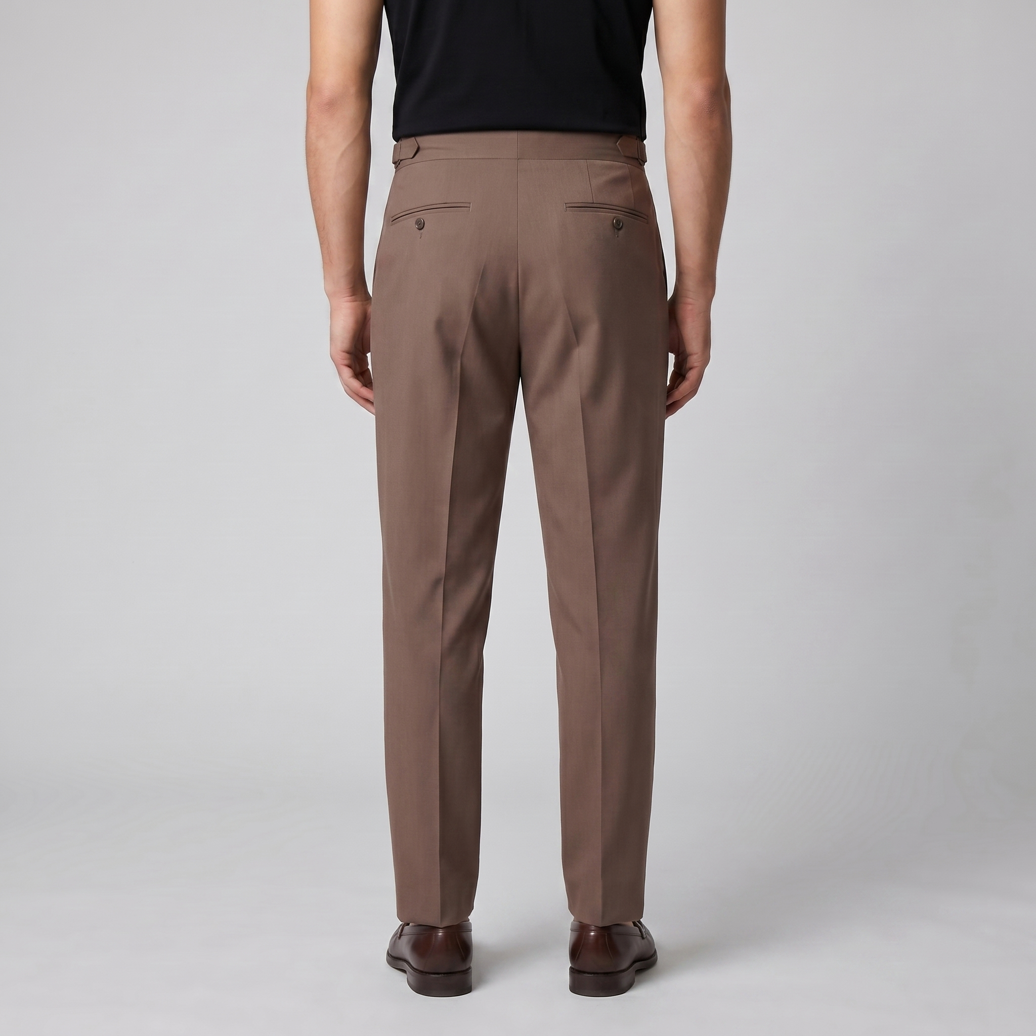 Anzughose Herren mit hohem Bund und formal tailliertem Schnitt – Giacomo