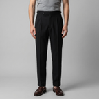 Anzughose Herren mit hohem Bund und formal tailliertem Schnitt – Giacomo
