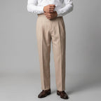 Anzughose Herren mit hohem Bund und geradem Straight-Leg-Schnitt – Ermanno