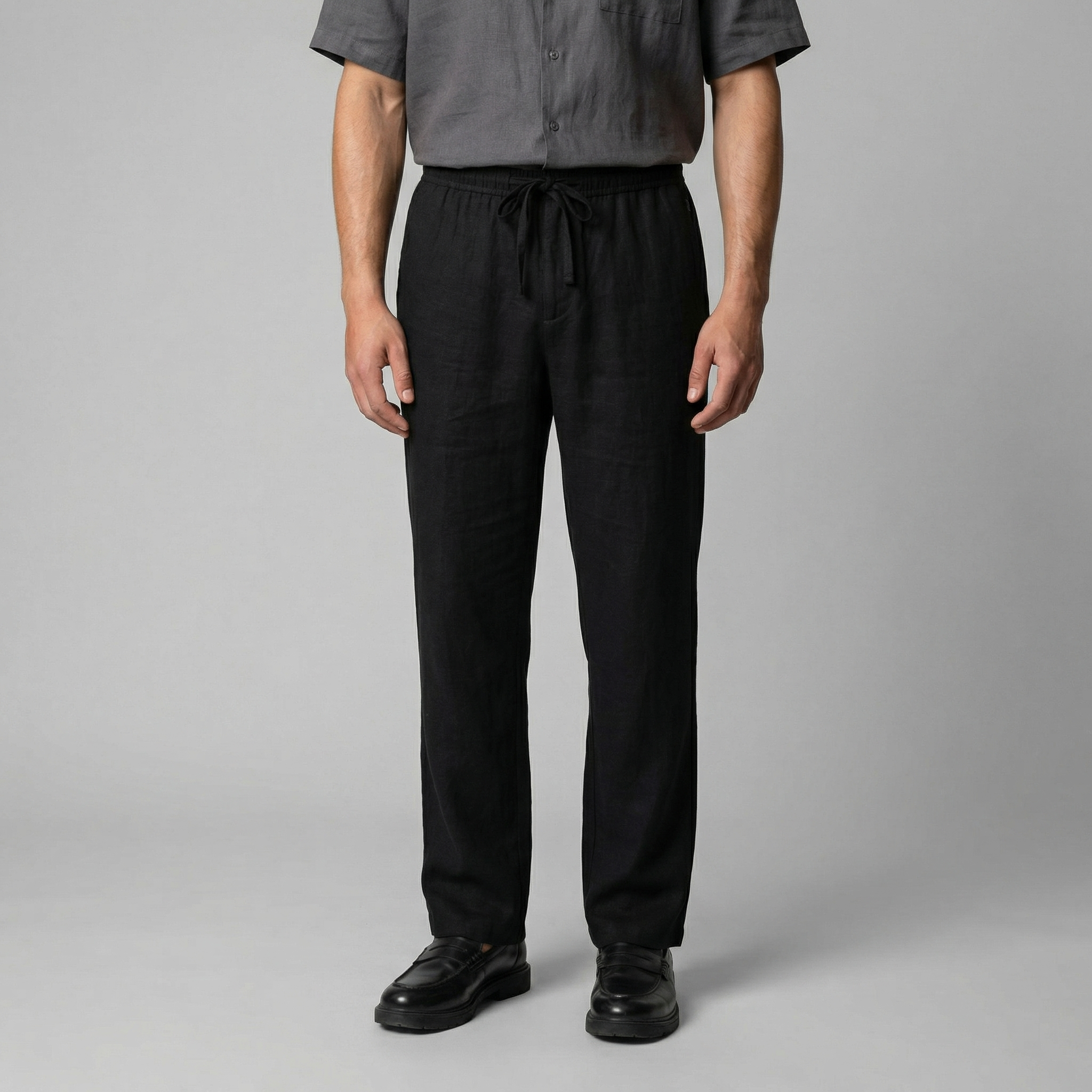 Leinenhose Herren mit Slim Fit Schnitt und schlanker Silhouette – Fiorenzo