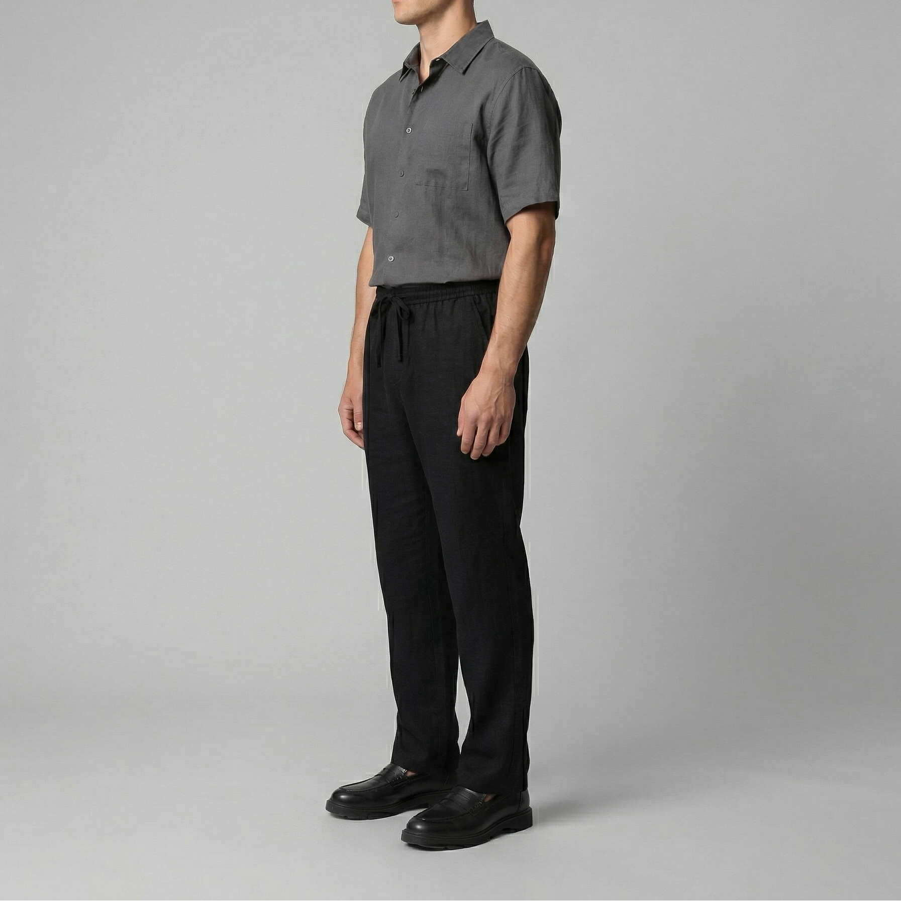 Leinenhose Herren mit Slim Fit Schnitt und schlanker Silhouette – Fiorenzo