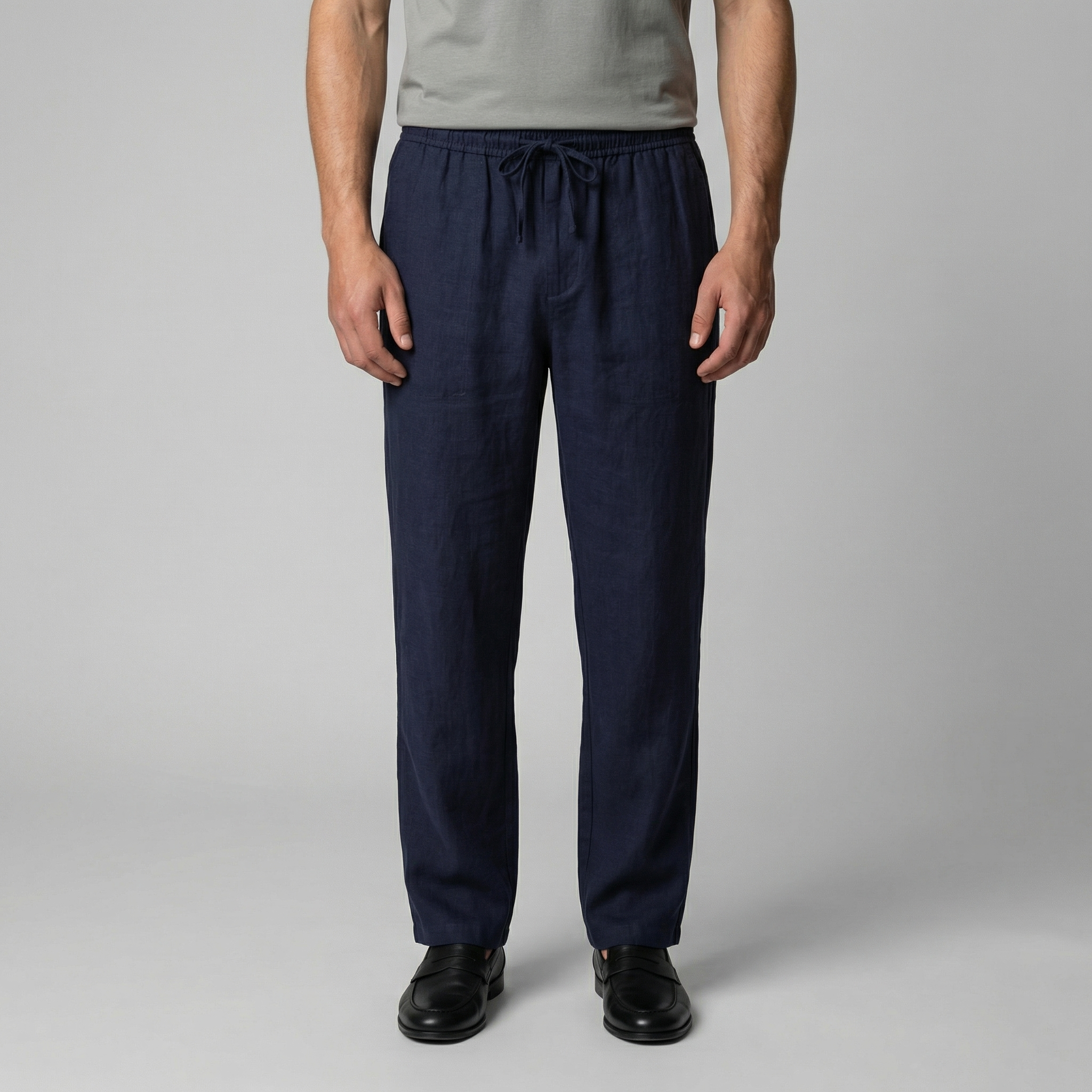 Leinenhose Herren mit Slim Fit Schnitt und schlanker Silhouette – Fiorenzo