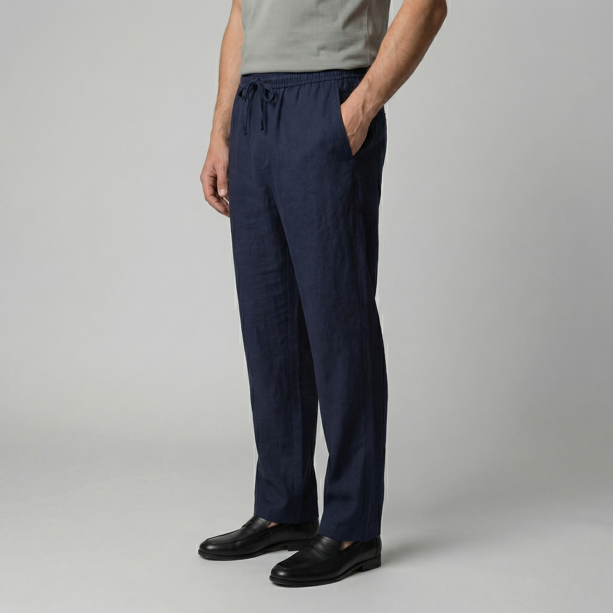 Leinenhose Herren mit Slim Fit Schnitt und schlanker Silhouette – Fiorenzo