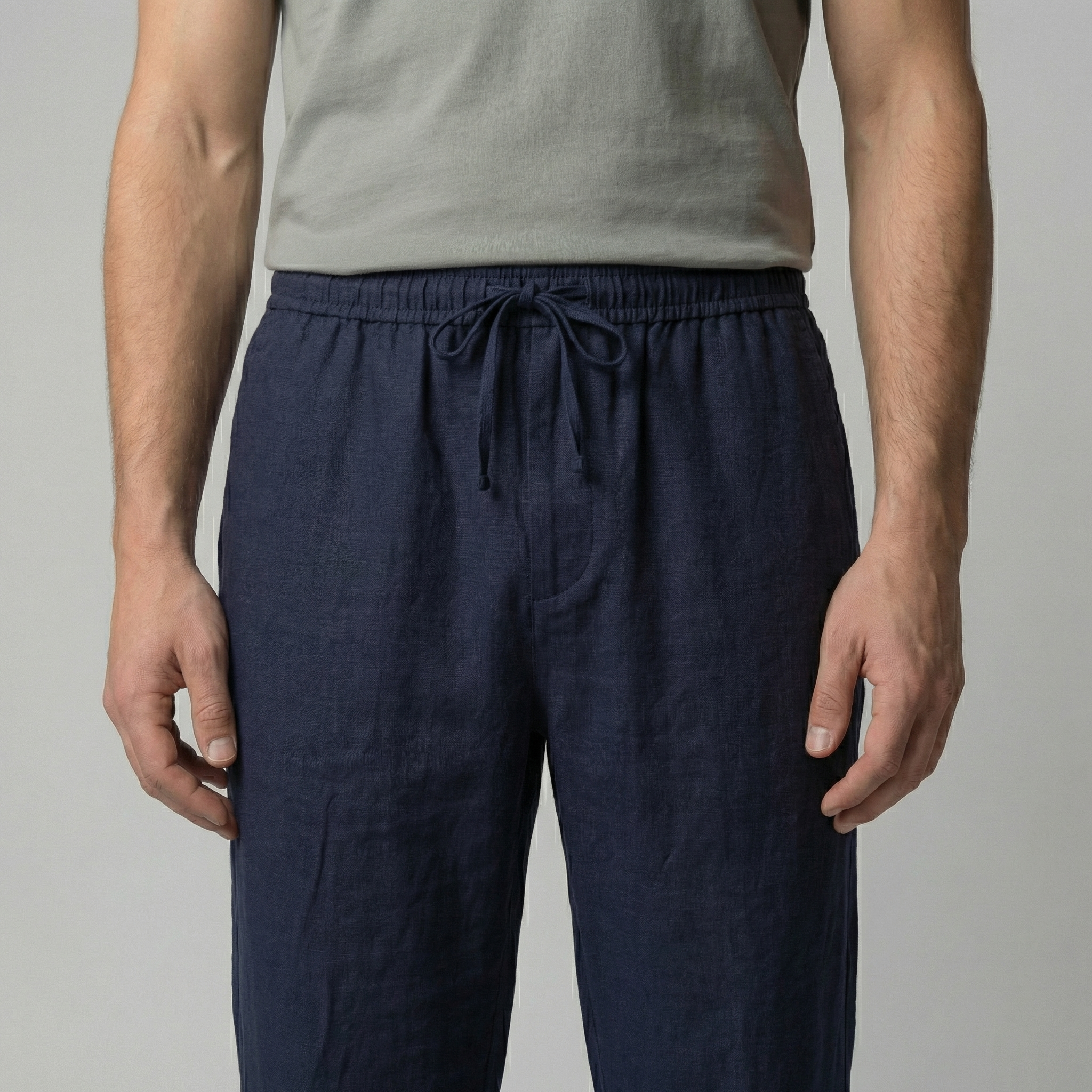 Leinenhose Herren mit Slim Fit Schnitt und schlanker Silhouette – Fiorenzo