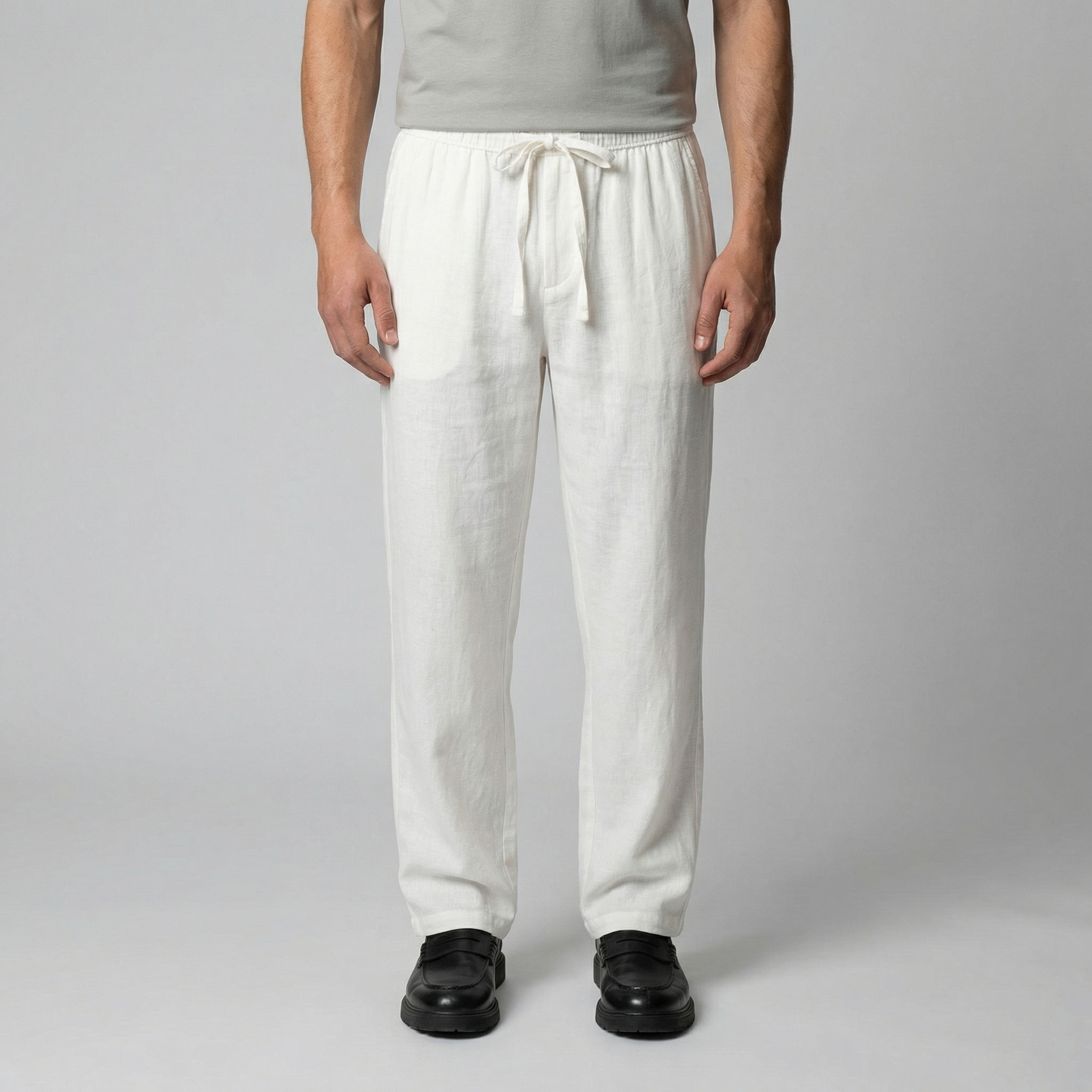 Leinenhose Herren mit Slim Fit Schnitt und schlanker Silhouette – Fiorenzo