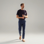 Leinenhose Herren mit geradem Schnitt und Knopfverschluss – Giacomo