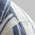 Kurzarmhemd Herren mit Streifen-Print und Cuban-Collar – Valentino