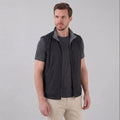 Softshell-Weste Herren mit Stehkragen und Kontrastfutter – Gregorio