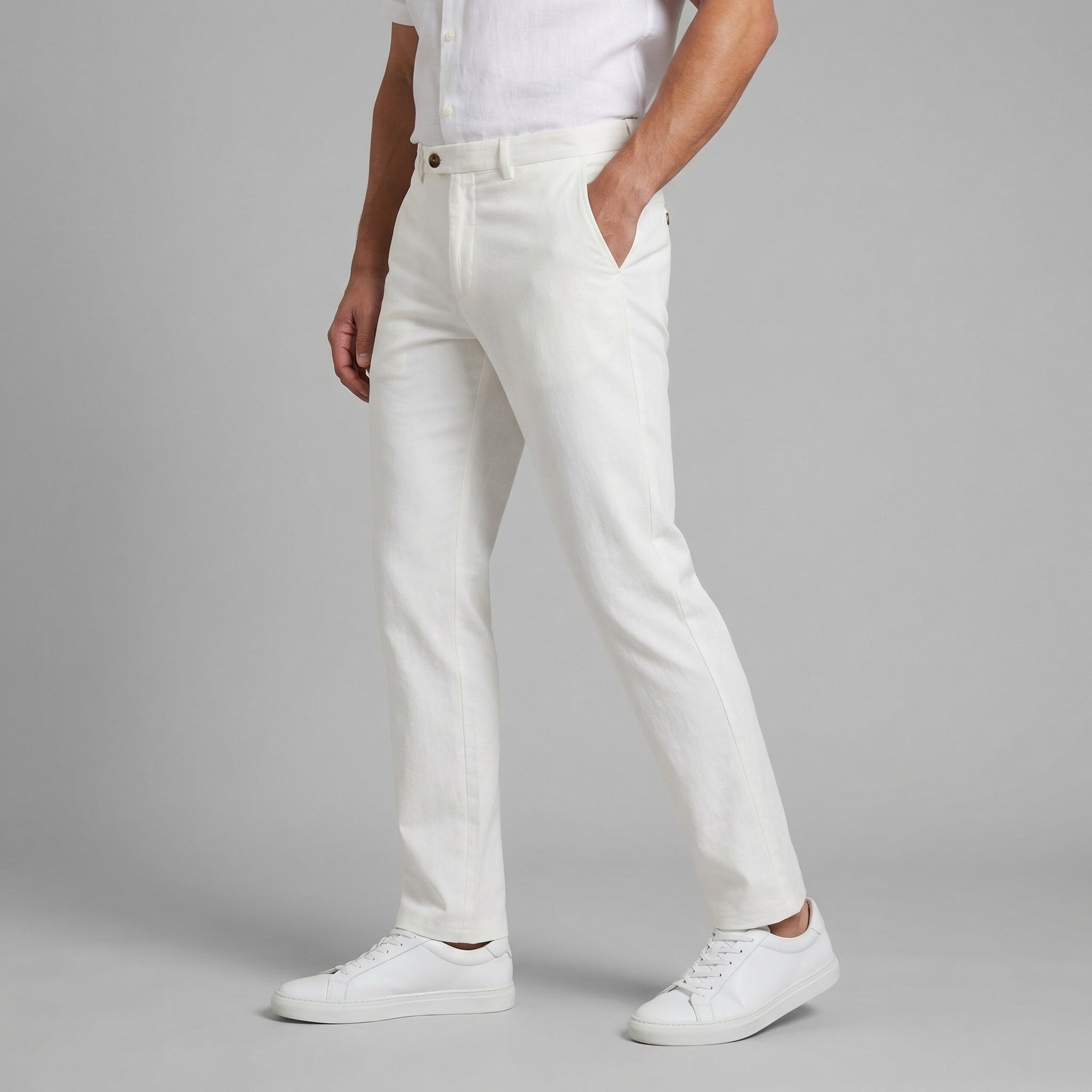 Chinohose Herren mit Straight Fit und klassischem Bund – Benedetto