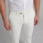Chinohose Herren mit Straight Fit und klassischem Bund – Benedetto