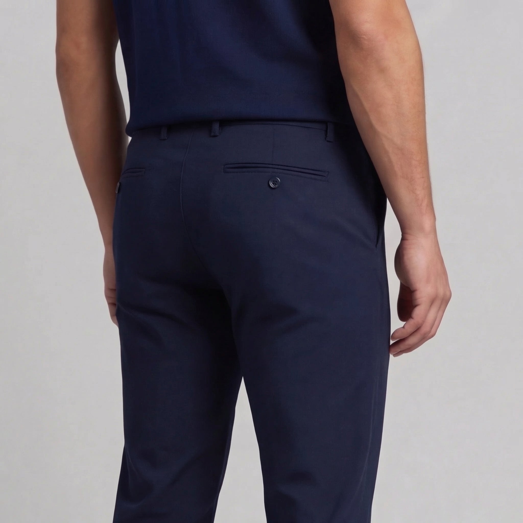 Chinohose Herren mit Straight Fit und klassischem Bund – Benedetto