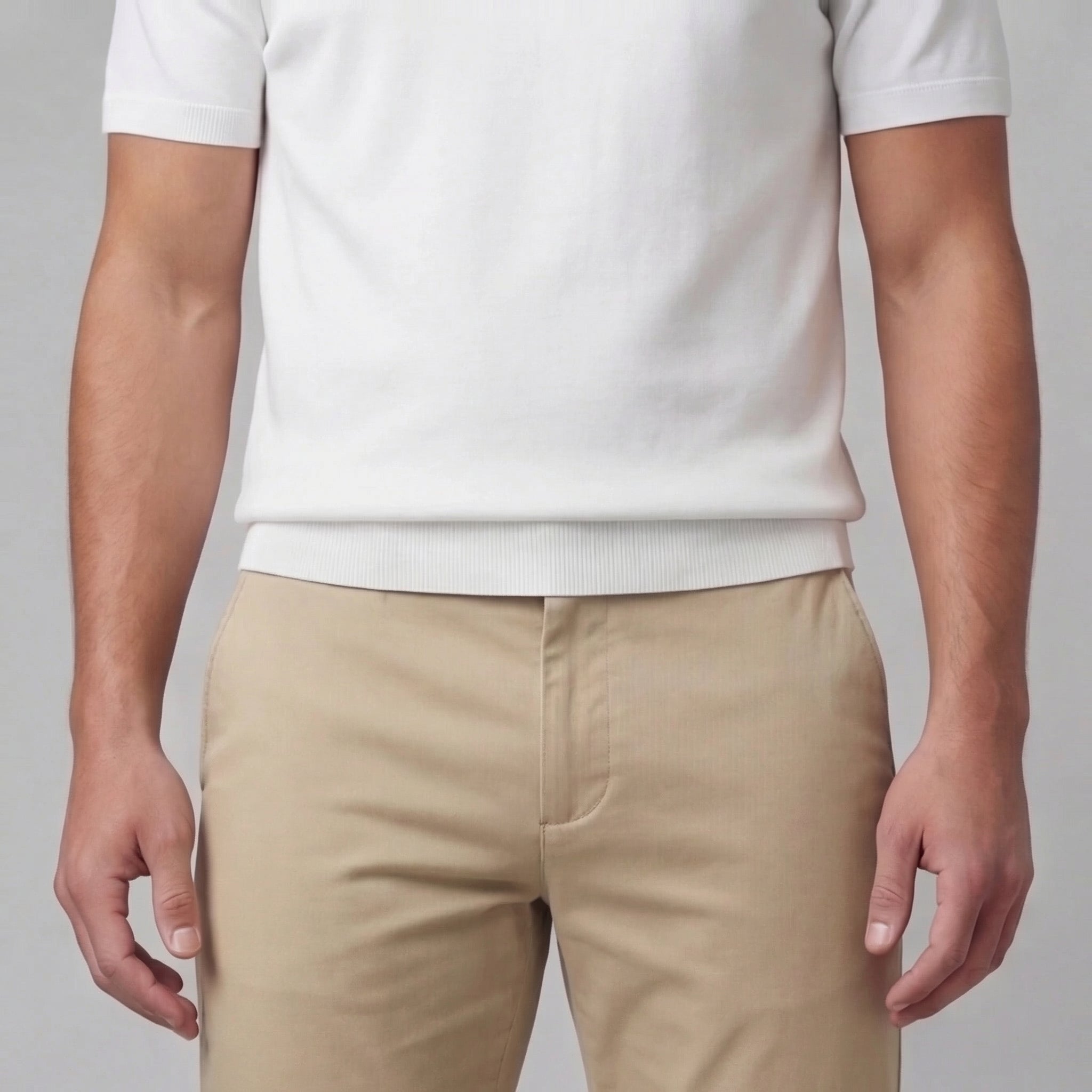 Chinohose Herren mit Straight Fit und klassischem Bund – Benedetto