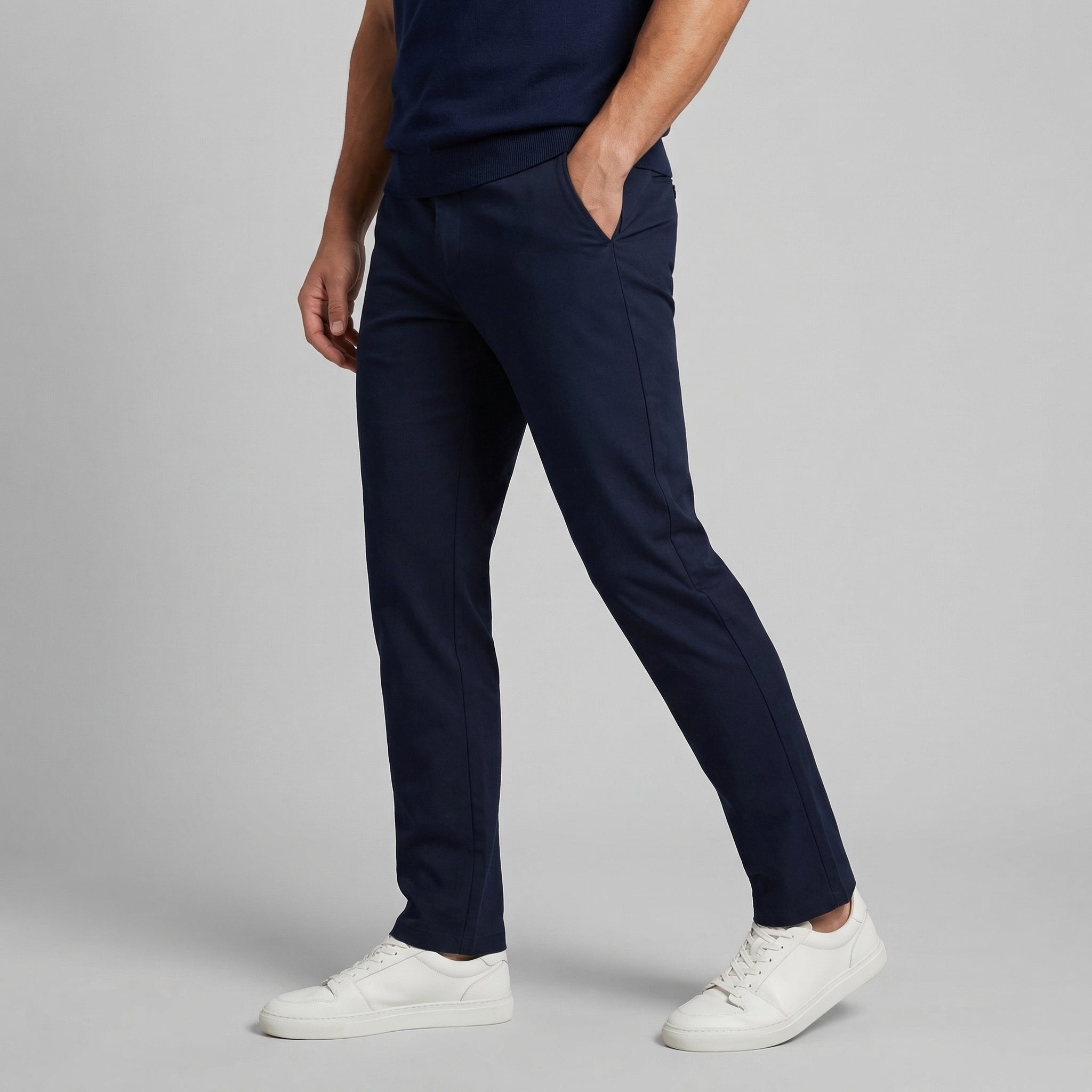 Chinohose Herren mit Straight Fit und klassischem Bund – Benedetto