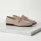 Loafer Herren mit goldfarbenem Bit-Detail und Wildlederoptik – Marco