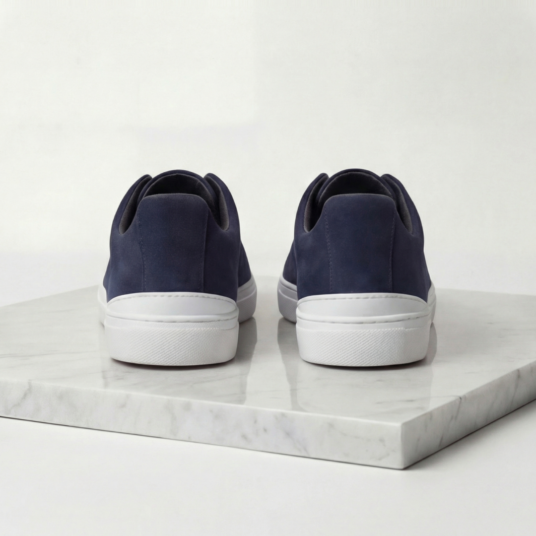 Sneaker Herren mit Wildlederoptik und elastischem Slip-on-Verschluss – Emanuele