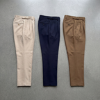 Anzughose Herren mit Tailored Fit und klassischen Bundfalten – Edoardo