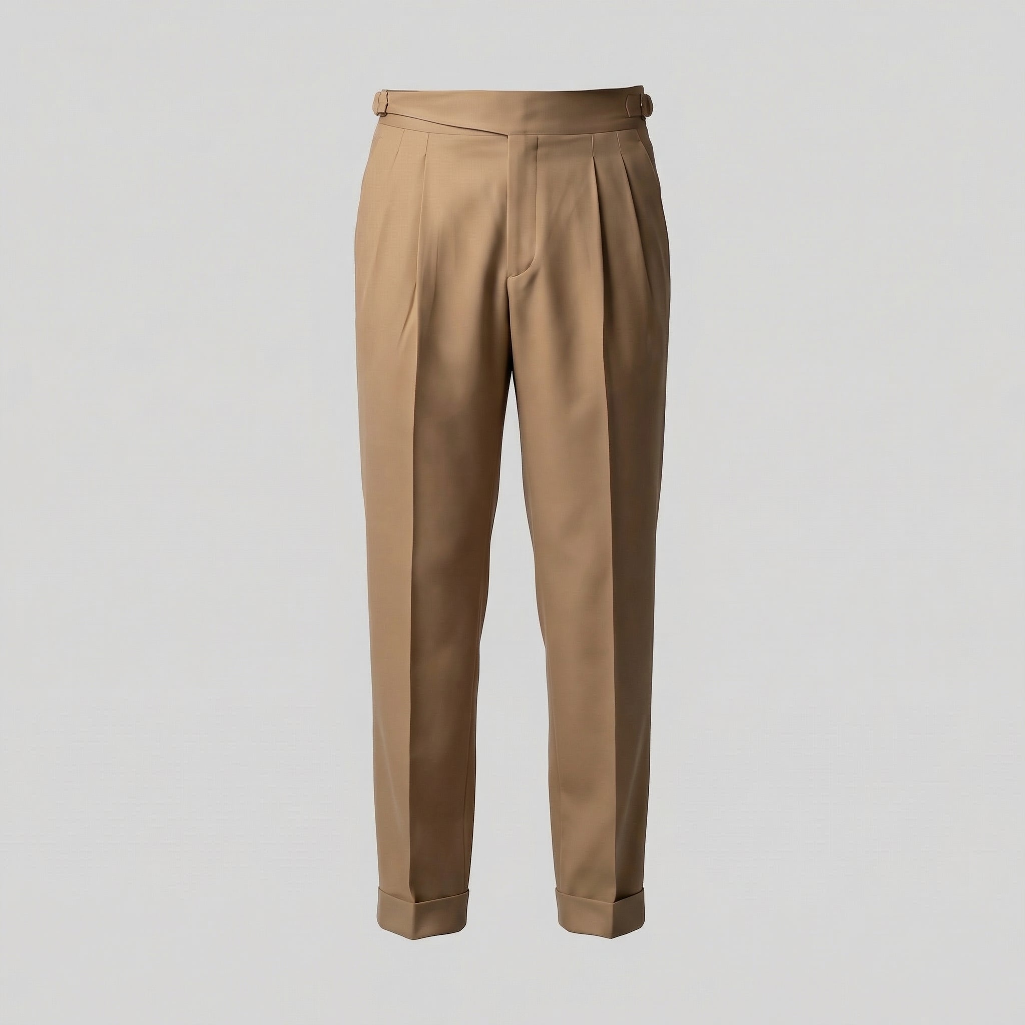 Anzughose Herren mit Tailored Fit und klassischen Bundfalten in Wollmix – Salvatore
