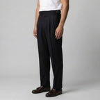 Anzughose Herren mit Tailored Fit und klassischen Bundfalten in Wollmix – Salvatore
