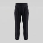 Anzughose Herren mit Tailored Fit und klassischen Bundfalten in Wollmix – Salvatore