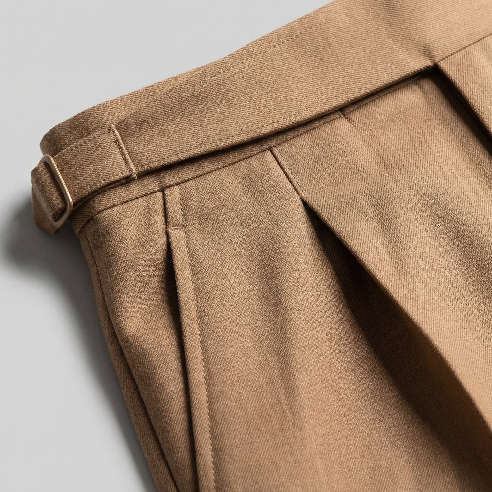 Anzughose Herren mit Tailored Fit und klassischen Bundfalten in Wollmix – Salvatore