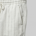 Leinenhose Herren mit Tunnelzugbund und geradem Schnitt – Cornelio