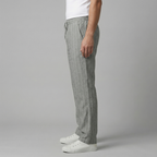 Leinenhose Herren mit Tunnelzugbund und geradem Schnitt – Cornelio