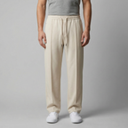 Leinenhose Herren mit weitem Bein und Tunnelzugbund – Valentino