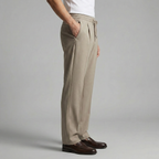 Leinenhose Herren mit weitem Bein und Tunnelzugbund – Valentino