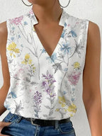 Bluse Damen mit Wickel-V-Ausschnitt und Satinoptik – Celestine