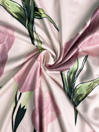 Zweiteiler Damen mit Blumenprint-Midikleid und passendem Kurzjacke – Florentine