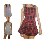 Minikleid Damen mit Polka-Dot-Print und Rüschensaum – Dotilde