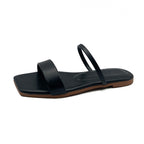 Sandalen Damen mit Zwei-Riemen-Design und quadratischer Zehenpartie – Calista