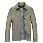Herrenjacke mit Hemdjacken-Kragen und Karofutter – Raffaele
